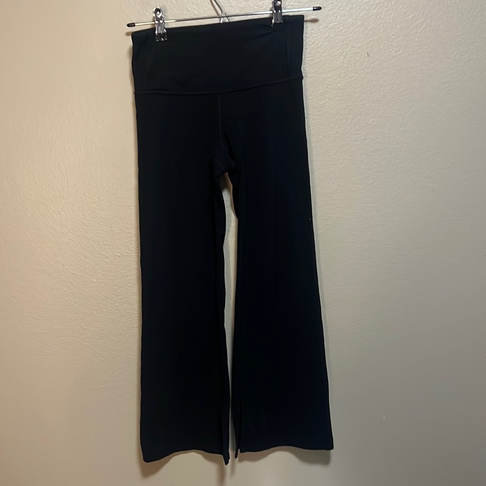 Athleta Black Wide-Leg Leggings